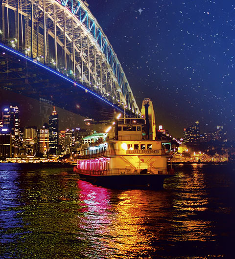 Vivid Sydney Showboat Dinner Cruise