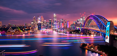 Fantasea Vivid Sydney Cruise - Darling Harbour